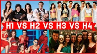 Housefull Vs Housefull 2 Vs Housefull 3 Vs Housefull 4 - Which Bollywood Song Do You Like ?