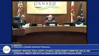 Community Services, Public Safety, Housing & Development Committee Meeting - 11/22/2022