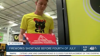 Fireworks shortage before Fourth of July