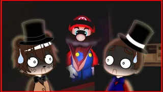 :FNAB 1/FNAF/SMG4/ Gacha Club: Freddy and Beddy reacts to REMASTERED64: Freddy’s Spaghetteria