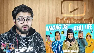 AMONG US IN REAL LIFE WITH MY FAMILY PART 4 | Rimorav Vlogs Reaction!