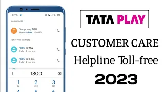 Tata play customer care number 2023 | tata play toll free number | Tata play helpline number