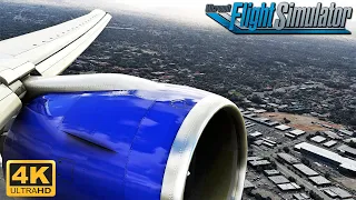 (4K) ULTRA SETTINGS - Boeing 777-300ER *Turbulent FULL POWER GO AROUND!!* |  Flight Simulator 2020