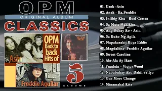 Asin, Freddie Aguilar 💦 Greatest Hits NON-STOP | Throwback Old OPM 80s Songs | Songs Never Fade Away