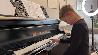 Marcello - Bach Adagio from Oboe Concerto d-moll (Artem Fremd, 10 years old)