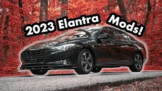 My 2023 Elantra Mods | 2021 - 2023 Hyundai Elantra Mods Upgrades