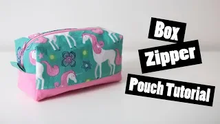 Box pouch tutorial - WITH NO RAW EDGES!!