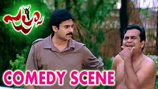 Brahmanandam WithOut Clothes Telugu Comedy Scene || Jalsa Movie