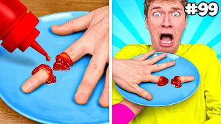 100 GENIUS Ways To PRANK YOUR FRIENDS for 24 Hours!! *SHOCKING* Best Candy Pranks + Funny Prank Wars