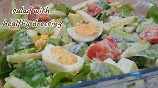 ИЗУМИТЕЛЬНЫЙ салат с салатной заправкой! Incredible salad with healthy salad dressing!