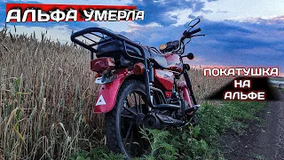 АЛЬФА УМЕРЛА / ПОЛОМАЛАСЬ В ПОЛЕ / ПОКАТУШКИ НА МОПЕДЕ АЛЬФА