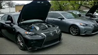 Lexus car club meeting in Virginia