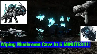 Ark: Wiping A Mushroom Cave In MINUTES!!!! On #Evo