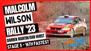 Malcolm Wilson Rally 2023 | SS5 | Mitsubishi Evo 9 | Darren Martin/Dan Hurst