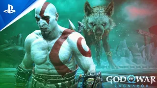 🔥 ПРИЗРАК СПАРТЫ против ГАРМА 💥 БЕЗ УРОНА (Полная битва) 👉 «NG+» GoW: Ragnarok 🏆 Бог войны