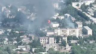 Нацгвардейцы показали уничтожение оккупантов и их "боекомплектов смерти" на Луганщине.