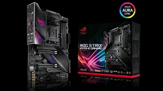 UNBOXING ASUS ROG STRIX X570-E GAMING MOTHERBOARD // WITH RGB TEST //