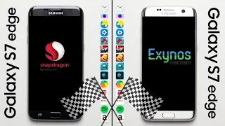 Galaxy S7 (Snapdragon) vs. Galaxy S7 (Exynos) Speed Test