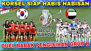 🔴PIALA ASIA U23 Qatar‼️Korea Selatan Vs Uni Emirat Arab, Laga Babak Penyisihan..