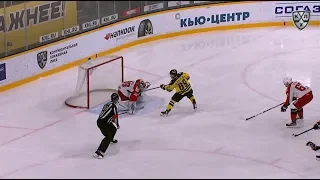 Geraskin gains speed to score