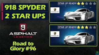 Asphalt 9 - F2P RTG #96 | Porsche 918 Spyder - 2 STAR UPS!