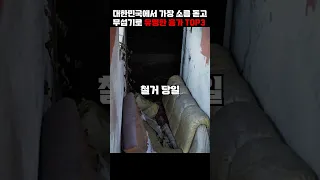 대한민국에서 가장 소름 돋고 무섭기로 유면한 흉가top3[지식똥개]