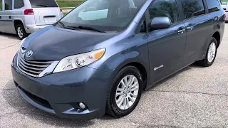 2016 Toyota Sienna wheelchair van for sale