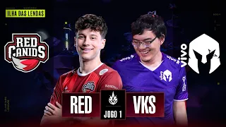 RED CANIDS x VIVO KEYD | Jogo 1 - MD5 | Playoffs - CBLOL 2024: 1ª Etapa | IDL