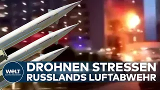 UKRAINE-KRIEG: Attacken auf Moskau - Drohnen stressen russische Luftabwehr