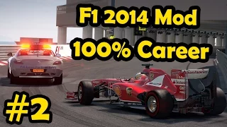 F1 2014 Mod Career Mode Part 2 (7 Race): Monaco GP 100% Race