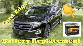 2018 Ford Edge Battery Replacement the easy way. Don't waste money at the dealership! TNG EP #99