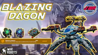 Frozen Dagon with blaze weapons 100% BETTER! war robots update 10.0 gameplay #warrobots