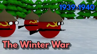 The Winter War 1939-1940 (🇫🇮Finland vs 🇷🇺Soviet Union) || 3D Countryballs