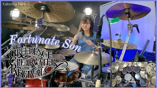Fortunate Son - Creedence Clearwater Revival - John Fogerty || Drum Cover by KALONICA NICX