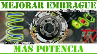 Cambiar MUELLES de EMBRAGUE | Modificar embrague scooter MOTO 🛵🚀