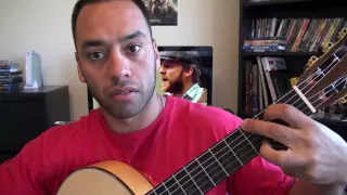 Alex Clare - Too Close GUITAR lesson, from the Acoustic version (Esteban Dias)