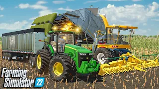 SILAGE HARVEST and LOAD with KRONE BUTCHER | MEGA EQUIPMENT Challenge | Farming Simulator 22 - Ep5