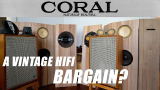 Coral Speakers - A Brief History & Vintage Hi-fi Review