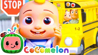 Toy Wheels On The Bus | CoComelon Toy Play Learning | Nursery Rhymes for Babies