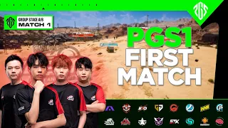 PUBG PGS1 • Group Stage A vs B - 4AM 11 KILLS PGS1 FIRST MATCH