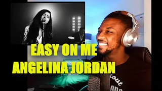 QOFYREACTS To Angelina Jordan - Easy On Me (Adele Cover) Live From Studio