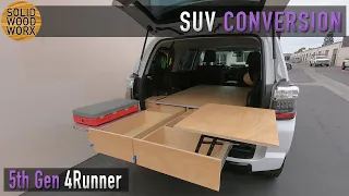 Custom 4Runner Drawer and Bed System