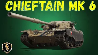 ОБЗОР В РАНДОМЕ CHIEFTAIN MK 6 WOT BLITZ. СТОИТ ЛИ БРАТЬ? ВЗЯЛ МАСТЕРА.