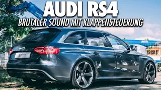 DER BRUTALSTE KLAPPENAUSPUFF?! AUDI RS4 B8 SOUND TUNING mit Klappensteuerung | Cete Automotive