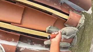 Cómo instalar ROOFING paso a paso de tejas de barro