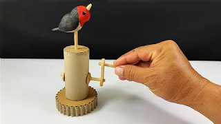 How to Make a Wooden Sparrow Singing Automata