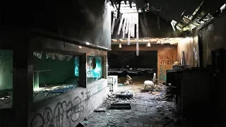 INSANE Abandoned Aquarium! (Went Through The Roof!)