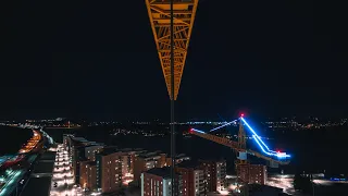 Climbing The Tallest Crane In Umeå