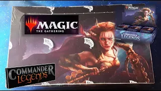 Commander Legends: открытие коробки с 24 бустерами, волшебство сбора карт, mtg!
