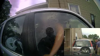 Women Refuses to Exit her Vehicle and Sends Two Officers to The Hospital